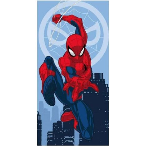 Serviette de plage - Marvel Spiderman Avec Masque Araignée - 70 cm x 140 cm (1/3)