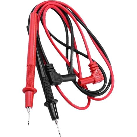 Sondes de Multimètre 10a 1000v en Silicone, Câble de Test Fiche pour Multimètre, Usage Automobile et Backprobe, Kit Professionnel de Mesure (1/5)