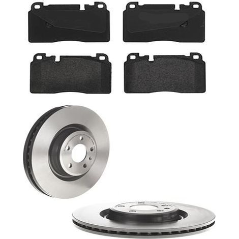 KIT FRENI ANTERIORI compatibile con PORSCHE MACAN (95B) - DISCHI + PASTIGLIE OEM: P 85 123 / 18098 /SOSTITUZIONE DIRETTA/BASSA POLVERE/SILENZIOSO (1/5)