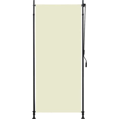 Estor enrollable de exterior color crema 100x270 cm
