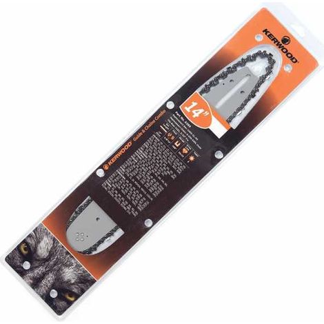 Kit Kerwood guide + chaîne tronçonneuse 35 cm, 3/8"LP 1,3 mm. 52 maillons (1/5)