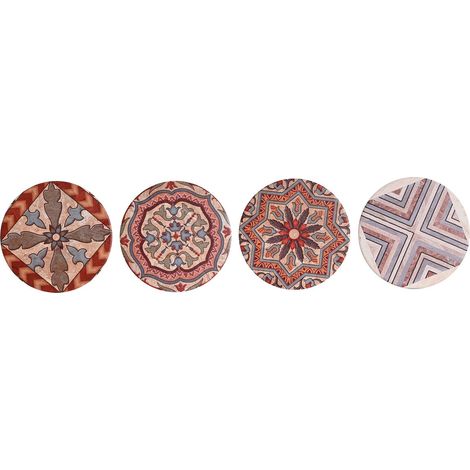 DKD Home Decor Sous-verres 10,8 x 10,8 x 10,8 x 0,7 cm - - Brand EAN : 8424002048730 (1/4)