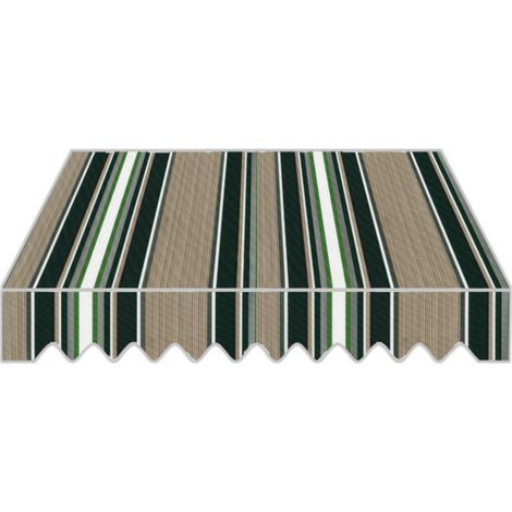Auvent de baisse P6002 cm 200x250 tissu d'ombrage de polyester de structure en aluminium pour l'usage exte'rieur