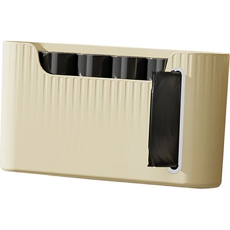 Porte-Sac Rangement Fixation Murale Multipurpose Grande Capacité Sans Perçage Boîte Stockage Plastique pour Cuisine Domestique (1/5)