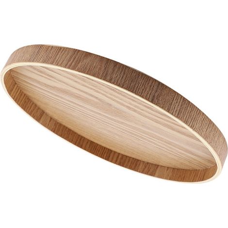 Serviertablett aus Holz für Tee, Obst, Süßigkeiten und Speisen, dekorativ für Zuhause (1/5)