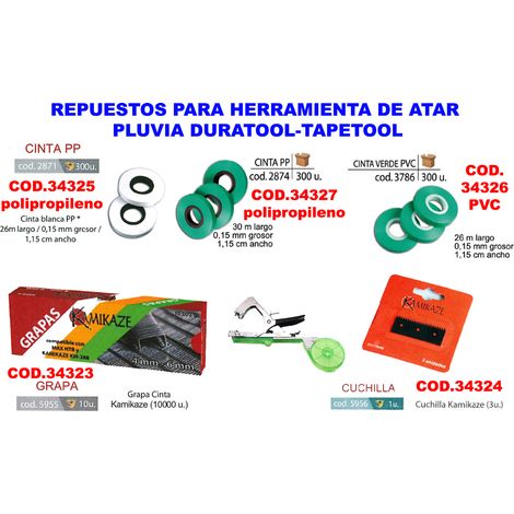 grapa para herramienta atar duratool-tapetool 4x6mm 10000 u 5955
