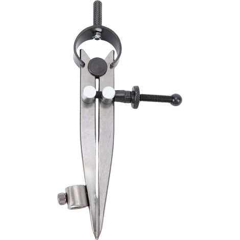 Ortviai Compas Équerre à Ressort Régulable et Bloquable avec Porte-Stylo pour Travail du Bois et du Métal