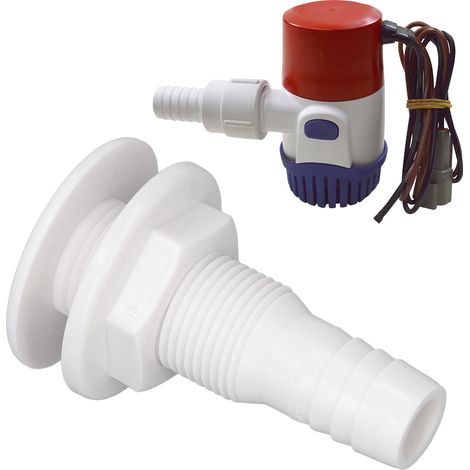 Montagesatz für Bilgenpumpen mit 19 mm (3/4 Zoll) Durchmesser PVC-Rohr und 1,8 m (6 Fuß) Schlauch. (1/5)