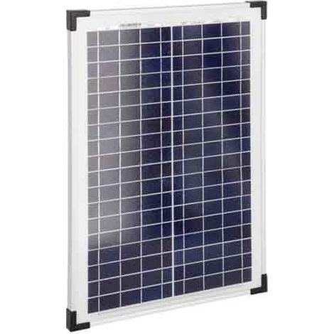PANNELLO SOLARE PER ELETTRIFICATORI Per 'Titan A', 25 Watt - 37,5x56x2 cm