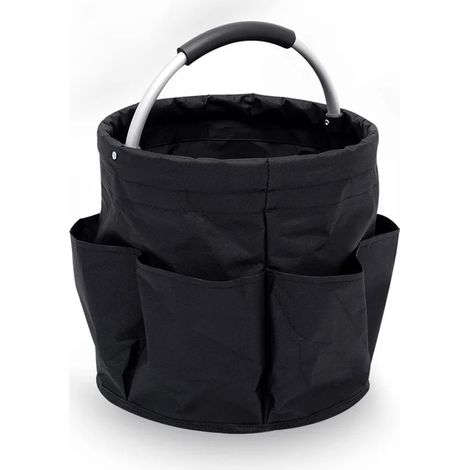 Sac à outils de jardinage, sac de rangement multifonctionnel étanche, panier de rangement pliable pour outils, sac de rangement pour quincaillerie (1/5)