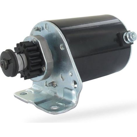 Démarreur Electrique - Pignon 16 Dents - Induit 98mm - Pour Modèles Monocylindre Aluminium BRIGGS & STRATTON - Pièce Origine 390838 (1/5)