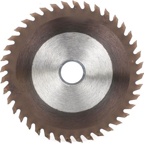 Lame de scie circulaire 105mm HSS à 40 dents pour coupe précise du bois, revêtement bronze, épaisseur 1.6mm. (1/5)