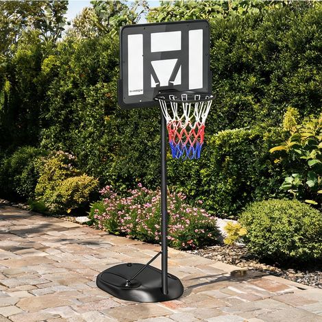 Panier de basket réglable de 216 à 277 cm 81 x 58 x 277 cm (1/5)