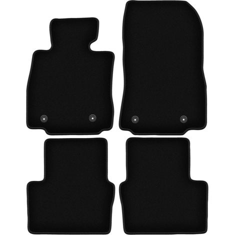Tappetini base in velluto nero per: Mazda 2 III hatchback (2015-) (1/5)