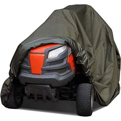 Housse de Tondeuse à Gazon Autoportees, Tissu Oxford Imperméable Anti-UV Anti-poussière, Housse de Tracteur de Pelouse pour Jardin (1/3)