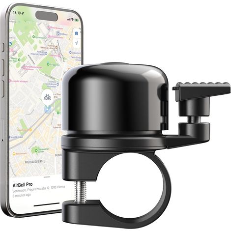 AirBell Pro Fahrradsonde, mit integriertem Tracker, für Apple Localiser Mo (1/5)