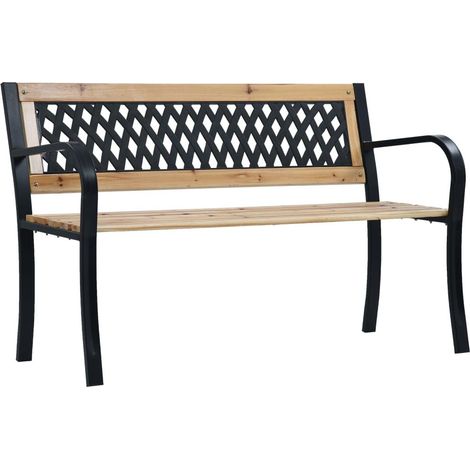 Banc de jardin Luxueux Fauteuil de jardin 120 cm Bois Chic-554265 (1/5)