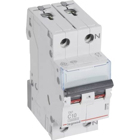 Legrand LS-SCHALTER C10A 1P+N 10KA 2TE (404186 TX3) (1/2)