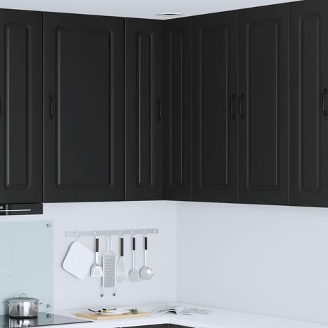 Küchenschrank Kalmar Schwarz 57 x 57 x 100 cm Holzwerkstoff