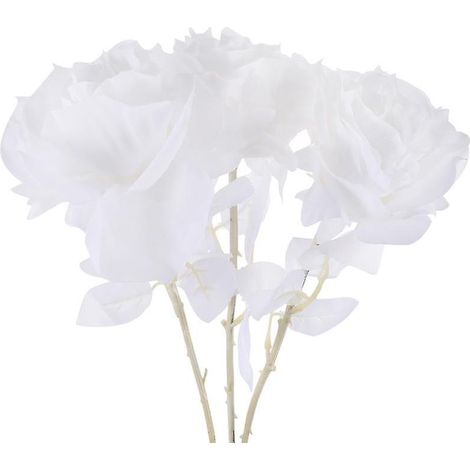 Lot de 3 roses artificielles pour décoration d'Halloween