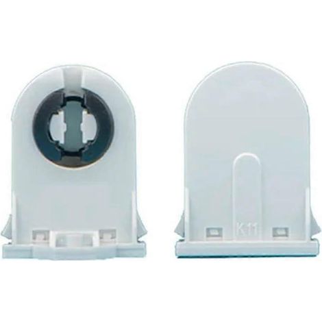 20 Stück T8-Leuchtstofflampenfassungen mit LED-Sockel, kompatibel mit Standard-1-Zoll-Röhren, aus robustem Kunststoff