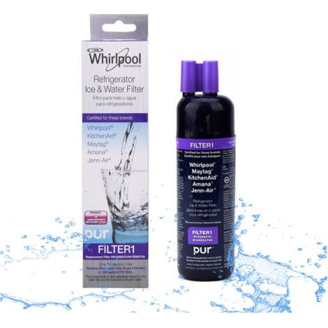 Pièces détachées pour réfrigérateur-1pcs filtres Réfrigérateur (W10295370A) , filtre à eau du réfrigérateur (1/4)