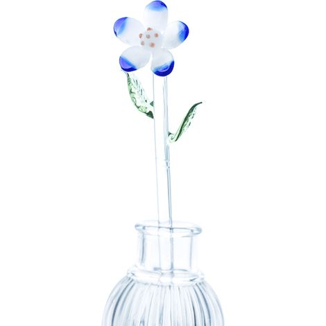 Bouquet de fleurs en verre soufflé à la main, idéal pour la Saint-Valentin, Noël ou un anniversaire. Décoration (1/5)