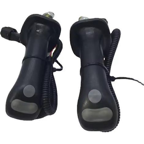 Lot de 2 poignées de commande pour pelles hydrauliques KOVAX DX225/DH225-9 et DH300-9. Accessoires pour pelles hydrauliques en caoutchouc. (1/5)