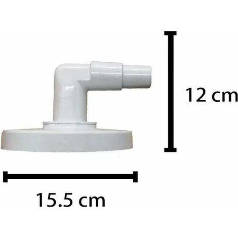 Skimmer suction plate with elbow, pool cleaning accessories for Hayward skimmer (1/4)