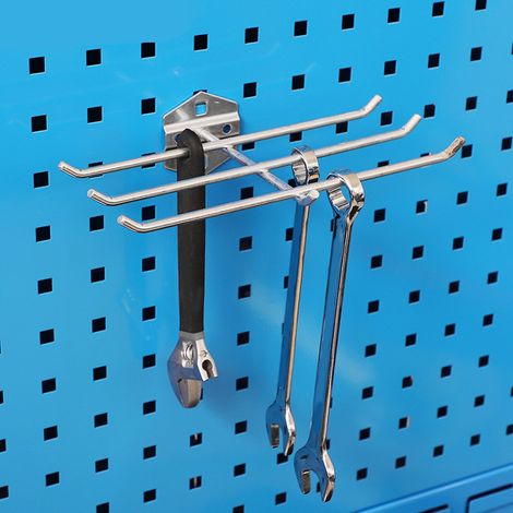 Support mural pour outils de quincaillerie, panneau perforé, crochet, porte-outils de garage (1/5)