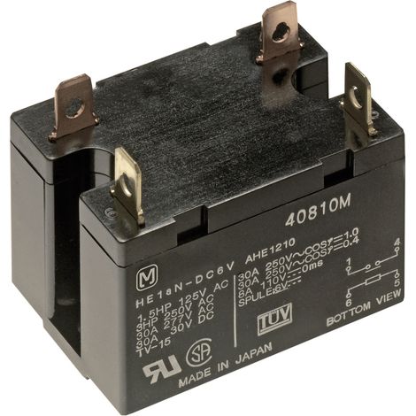 Panasonic HE1AN240AC Printrelais 240 V/AC 30 A 1 Schließer 1 St. (1/4)