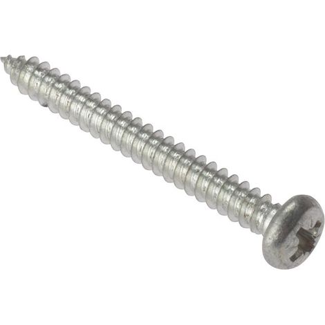 Forgefix General Purpose Pozi Screw Round Head TT ZP 1.1/2In x 8