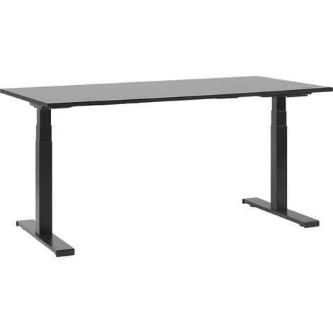 Scrivania elettrica regolabile nera 160 x 72 cm DESTIN Destin Ii