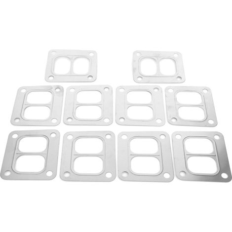 10 pièces Joint Turbo Acier Inoxydable pour Turbocompresseur Garrett T4 Flange, Pièces d'Entrée Divisée (1/5)