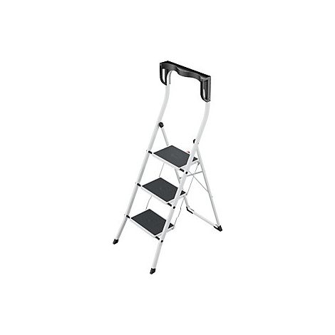 Hailo  Scaletta pieghevole K75 ComfortLine  acciaio  portata