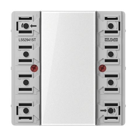 Jung Módulo sensor KNX Tecla Universal, 4 veces, F50, Secure, Serie LS LS 5294 1ST
