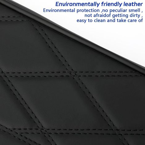 Rivestimento in pelle per console centrale per bracciolo auto, tappetino in memory foam per bracciolo auto, tappetino per bracciolo auto per SUV, camion, veicoli (1/4)