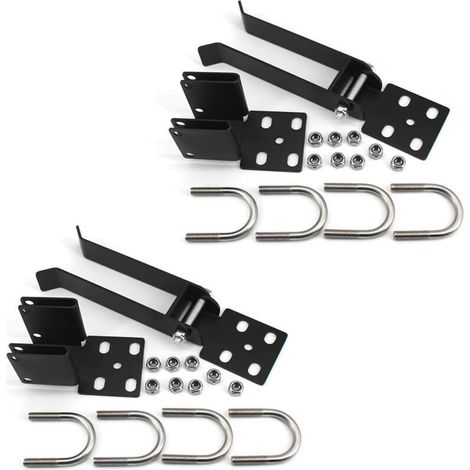 Double Porte pour Cadre De Tube Rond 1 375 Pouces Anti-Verrouillage Porte Ferme Ranch À Usage Extérieur (1/4)