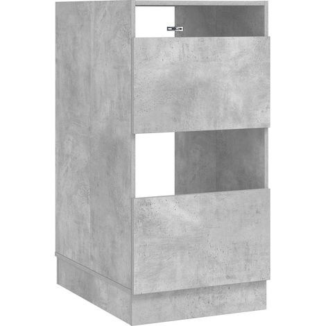 Maison Exclusive - Mobile da lavanderia con porta Calcestruzzo Legno multistrato