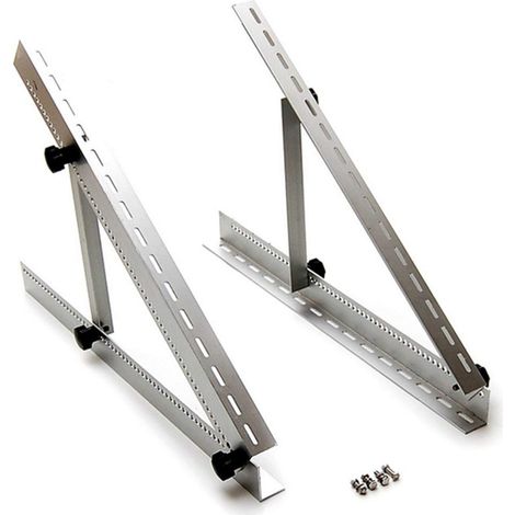 Alcapower Staffe Triangolari Regolabili per Pannelli Solari = 150W - Lunghezza 71cm, Soluzione Flessibile per Installazioni Ottimali (1/2)