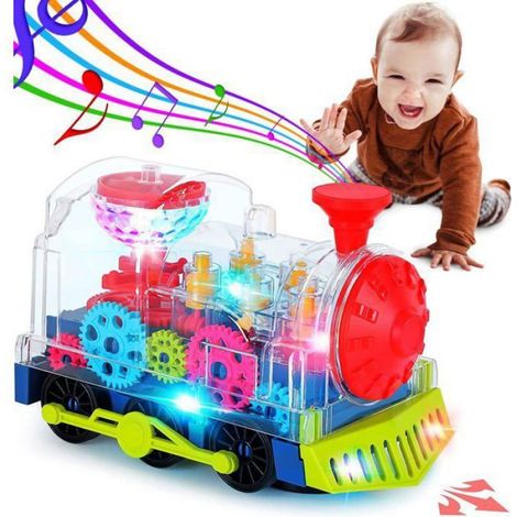 Voiture Électrique Éducative - Jouets Musicaux Pour Enfants À Partir De 12 Mois - Effets Lumineux Et Sonores - ABS Non Toxique - 1 Pièce (1/3)