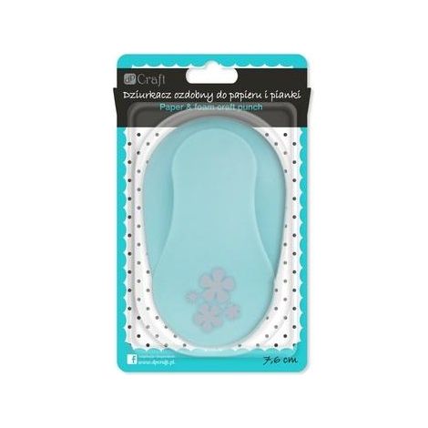 Flores decorativas perforadas de 7,6 cm