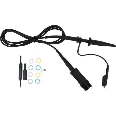 Sonde de test pour oscilloscope P6139A 10:1, précision élevée 500MHz, kit d'accessoires de mesure électronique, pointe de touche professionnelle (1/5)