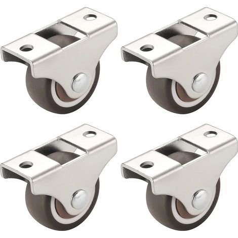 4 Pièces Roulettes de Meubles, Roulettes de Transport, Roulettes Pivotantes, Convient pour le Transport de Meubles et D'objets Lourds, Très Pratique Guazhuni (1/5)