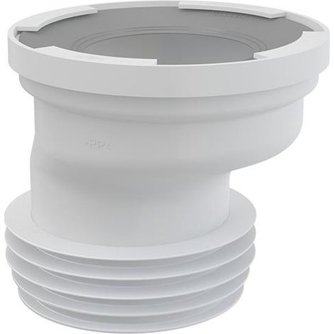 Alcadrain A991-20 WC-Anschlussmanschette exentrisch 20 mm DN110 weiß (1/4)