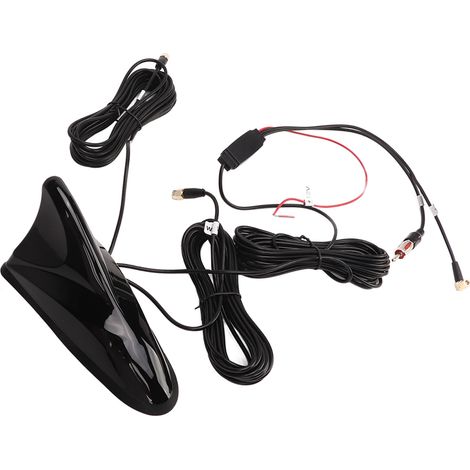 Antenne requin 12V universelle GPS DAB FM WiFi haute sensibilité câble 5m autoradio (1/5)