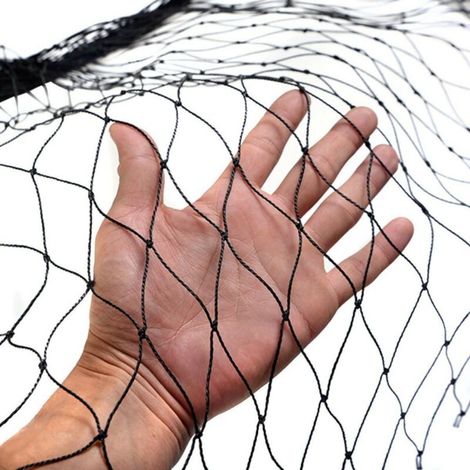 9,1 x 15,2 m Vogelnetz, 2,5 cm quadratische Maschenweite, wiederverwendbares Hühnerstallnetz für den Garten, Nylon-Geflügelnetz für Hirschzäune (1/4)