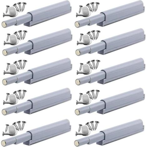 Magnetische Push-to-Open-Verschlüsse: Diese magnetischen Push-Open-Verschlüsse öffnen und schließen die Tür mit einem einfachen Druck (10 Stück). (1/5)