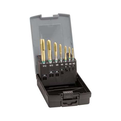 Maschinengewindebohrer- Set DIN371 HSSE TiN Typ UNI Form B M3-M12 GÜHRING (1/5)