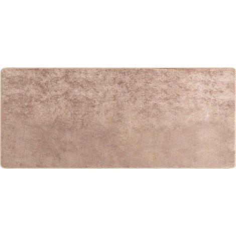 vidaXL  Rug Runner  MARSA Sand 100 x 200 cm Polyester and PVC